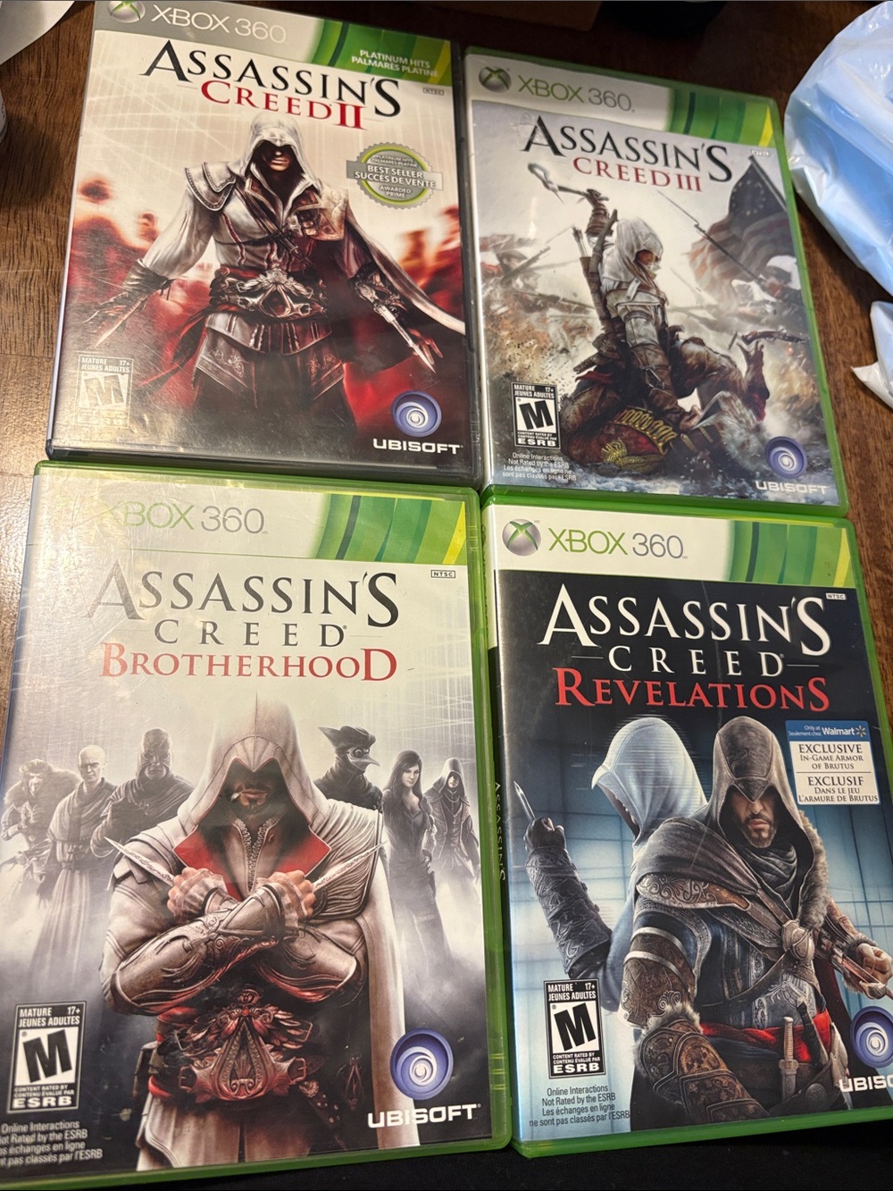 Assassin's Creed Xbox 360 Game Collection - White and Green